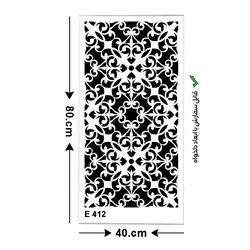 شابلون طرح پرشین کد E 412 ابعاد 80*40
