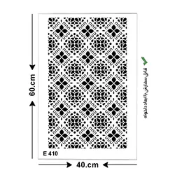 شابلون طرح پرشین کد E 410 ابعاد 60*40