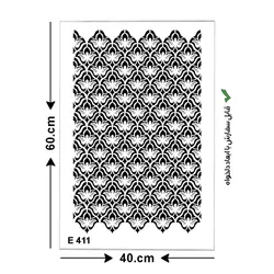 شابلون طرح پرشین کد E 411 ابعاد 60*40