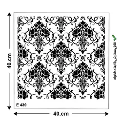 خرید شابلون دیواری و پتینه طرح گل | فروش اینترنتی انواع شابلون و رنگ و ابزار هنری و...