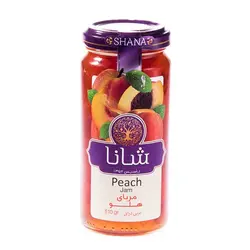 مربا هلو شیشه بلند 310 گرمی شانا - استاف مارکت | فروش عمده سازمانی B2B