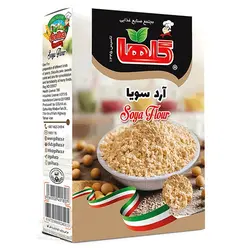 آرد سویا جعبه 200 گرمی گلها