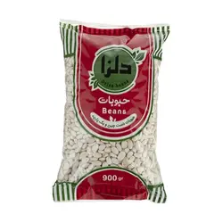 لوبیا سفید 900 گرمی دلزا