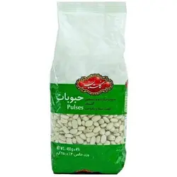 لوبیا سفید 450 گرمی (استند آپ) گلستان