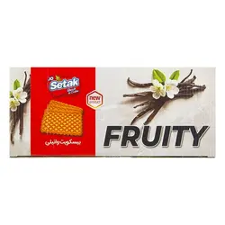 بیسکوییت فروتی با طعم وانیل جعبه 550 گرم ستاک