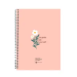 دفتر جلد سخت 100 برگ طرح گیسو کمند - پدیده نقش