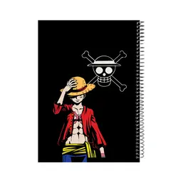 دفتر سیمی 60 برگ طرح کالکشن Anime مدلmonkey.d.luffy کد (01) - پدیده نقش