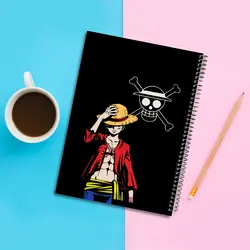 دفتر سیمی 60 برگ طرح کالکشن Anime مدلmonkey.d.luffy کد (01) - پدیده نقش