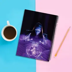 دفتر سیمی 60 برگ طرح کالکشن Animeمدلfort nite کد (01) - پدیده نقش