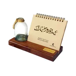 تقویم رومیزی چوبی 1402 Plant Place عید نوروز - پدیده نقش