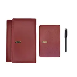 ست سررسید ۱۴۰۱ ماه شمار مدیریتی کیفی مدل ۳ لتی چرمی - پدیده نقش