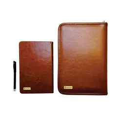 سررسید ماه شمار ۱۴۰۱ مدیریتی کیفی مدل چرمی - پدیده نقش