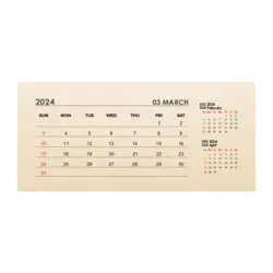 تقویم رومیزی چوبی 1403 مدل یادداشتدار کلاسیک کد 1479
