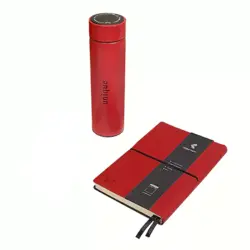 ست سالنامه روز شمار سال 1403 مدل ترمو با فلاسک بسته 2 عددی