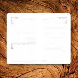 ست سالنامه روز شمار سال 1403 مدل ترمو با فلاسک بسته 2 عددی