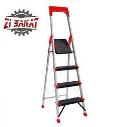 نردبان آلومینیومی کلاسیک آلوم پارس 4 پله کد 1236