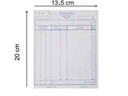 فاکتور فروش کاربن دار سایز 20*13.5 سانتیمتر (متوسط)
