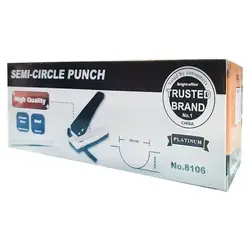 دستگاه پانچ نیم دایره کاغذ (تقویمی) مدل برایت آفیس کد 8106