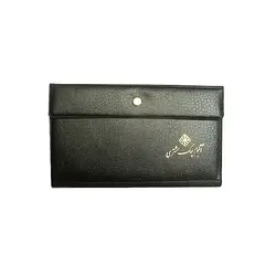 آلبوم چک طرح چرم 12 خانه دکمه دار