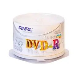 دی وی دی خام پرینتیبل پرینت می فینال باکسدار 50 عددی