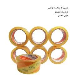 چسب پهن 90یارد کریستال اولوکس