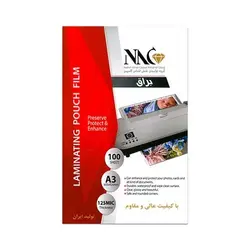 طلق پرس A3 براق 125 میکرون مدل NAC بسته 100 عددی