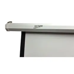 پرده نمایش برقی پروژکتور اسکوپ پارچه عالی سایز 150x 150 سانتی متر