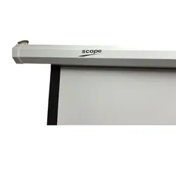 پرده نمایش برقی پروژکتور اسکوپ پارچه عالی سایز 200x 200 سانتی متر