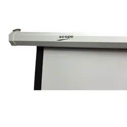 پرده نمایش برقی پروژکتور اسکوپ پارچه عالی سایز 250x 250 سانتی متر