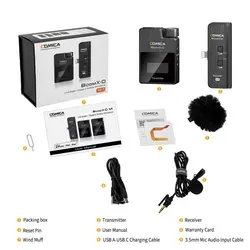 ست میکروفون بی سیم کامیکا COMICA BoomX-D MI1
