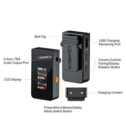 میکروفن بی سیم کامیکا COMICA Vimo C3 - بهین مدیا