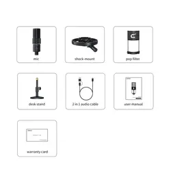 میکروفون USB استودیویی کامیکا COMICA STA-U2D - بهین مدیا