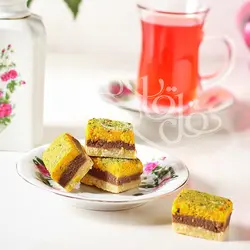 حلوای میکس سه لایه