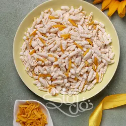 نقل ابریشمی زعفرانی