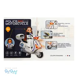 موتور پلیس اسباب بازی موزیکال کد 808.26 عمده و کارتنی