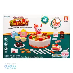 ست کیک تولد 65 تکه موزیکال مدل G673A