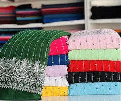 قیمت و خرید حریر سوزن دوزی و پولکدوزی - پارچه سرای بی بی گل
