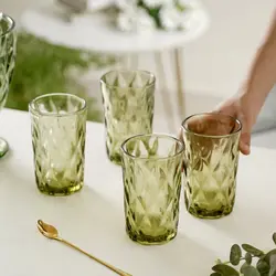لیوان بلند مدل لوزی