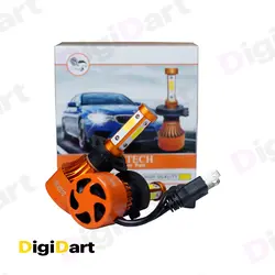 لامپ هدلایت پایه H7 چهارطرفه خودرو برند لی تک(LeeTech) - فروشگاه دیجی دارت