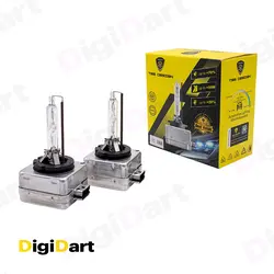 لامپ زنون خودرو مدل D1S برندTBS (TOBYS) بسته دو عددی - استاندارد 4300K - فروشگاه دیجی دارت