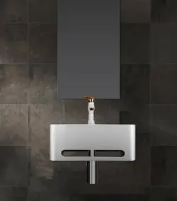 روشویی توکار-Diana-S21 - کورین و کوارتز، گروه سنگ مصنوعی