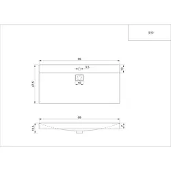 روشویی توکار-Saimaa-S10 - کورین و کوارتز، گروه سنگ مصنوعی