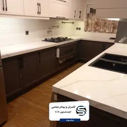 کاینداستون-کلکته سفید رگه درشت طلایی-618 - کورین و کوارتز، گروه سنگ مصنوعی