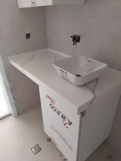 سوپراستون-عرض 100-PS50-سفید رگه طوسی - کورین و کوارتز، گروه سنگ مصنوعی