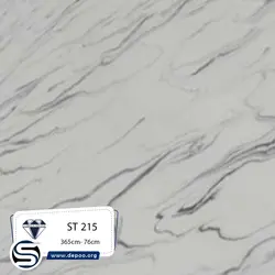 کورین استون-ابروبادی-ST215-سفید رگه طوسی - کورین و کوارتز، گروه سنگ مصنوعی