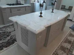 کورین استون-ابروبادی-ST230-سفید رگه مشکی - کورین و کوارتز، گروه سنگ مصنوعی