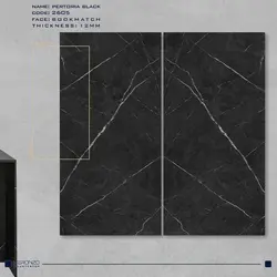 ورنزو-Pertoria Black-2605 - کورین و کوارتز، گروه سنگ مصنوعی