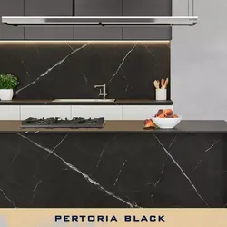 ورنزو-Pertoria Black-2605 - کورین و کوارتز، گروه سنگ مصنوعی