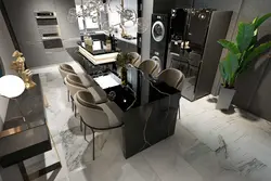 اورانوس-ML701-مشکی رگه طلایی - کورین و کوارتز، گروه سنگ مصنوعی