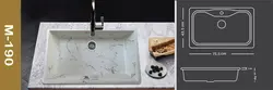 سینک گرانیتی-ونسی-CM-M190 - کورین و کوارتز، گروه سنگ مصنوعی